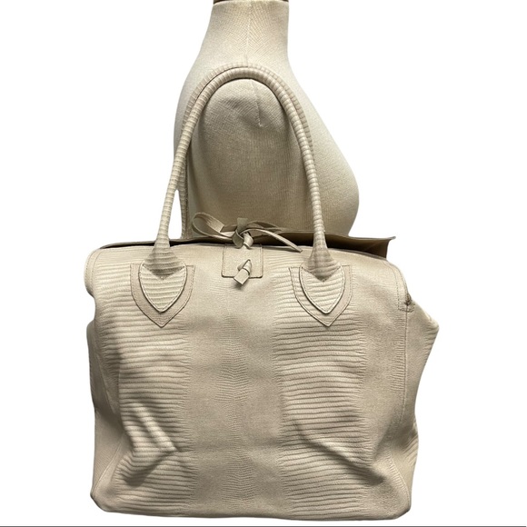 Let & Her Embossed Tote Handbag New - Picture 7 of 15